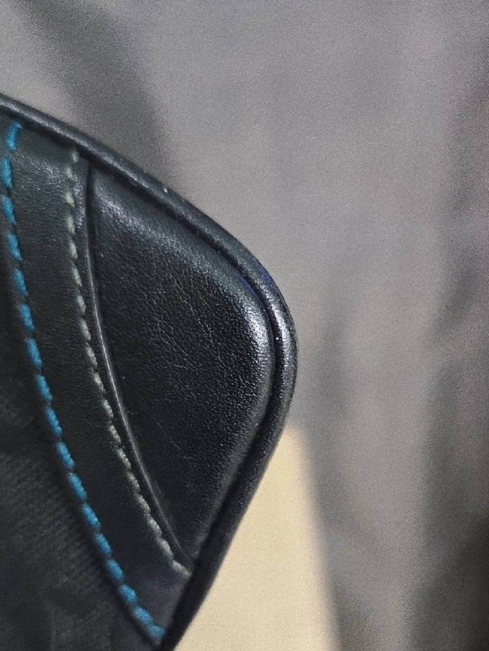 Coach Signature Canvas Wristlet Black Teal Blue Accent: Y2K